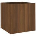 vidaXL Kvetináč hnedý dub 40x40x40 cm spracované drevo