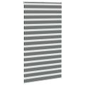 vidaXL Zebra roleta tmavošedá 130x200 cm šírka látky 125,9cm polyester