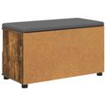 vidaXL Predsieňová lavica Údený Dub 80 x 38 x 46 cm