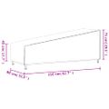 vidaXL Obal na lehátko čierny 210x80x45/75 cm 420D oxford