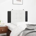vidaXL Vankúš na čelo postele Zadar bielo-čierny 80 cm umelá koža