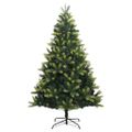 vidaXL Umelý výklopný vianočný stromček so stojanom 240 cm