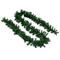vidaXL Vianočné girlandy 4 ks, zelené 270 cm, PVC