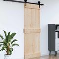vidaXL Dvere NARVIK 95 x 210 cm Masívne borovicové drevo (neupravené)