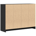 vidaXL Servírovacia skriňa Čierna 102 x 29.5 x 75 cm Kompozitné drevo