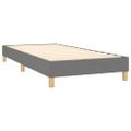 vidaXL Boxspring posteľ s matracom tmavosivá 90x190 cm látka