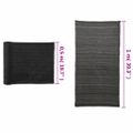 vidaXL Tieniaca sieť HDPE 1x10 m čierna