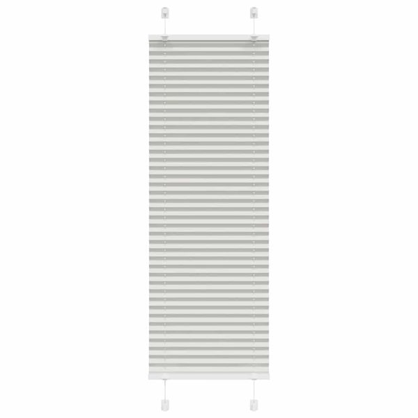 vidaXL plisovaná roleta svetlosivá 40x150 cm šírka látky 39,4 cm