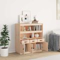 vidaXL Vysoká skrinka 100x40x108,5 cm masívna borovica