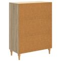 vidaXL Servírovacia skriňa Dub sonoma 66 x 34,5 x 90 cm