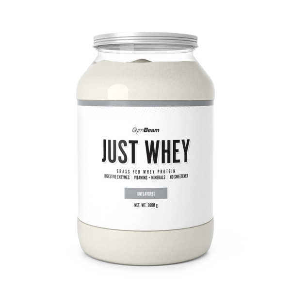 Just Whey Grass-Fed Protein – GymBeam, bez príchute, 2000 g