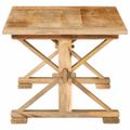 vidaXL Konferenčný stolík 110x52x40 cm masívne mangovníkové drevo