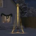 vidaXL LED vianočný stromček 525 LED teplá biela 302 cm