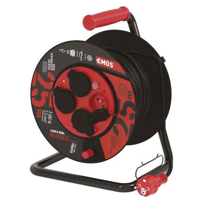 Predlžovací kábel na bubne - 4 zásuvky 25m EMOS P084253