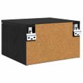 vidaXL Nočný stolík 2 ks Čierny dub 34 x 30 x 20 cm Kompozitné drevo
