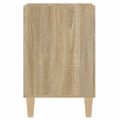 vidaXL TV skrinka dub sonoma 100x35x55 cm spracované drevo