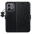 Smart Luxe leather case for Honor 600 Lite black