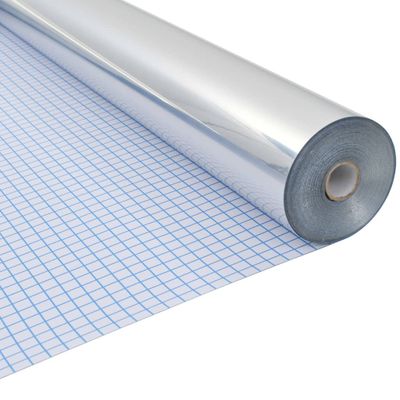 vidaXL Samolepiaca zrkadlová okenná fólia 0,9x20 m
