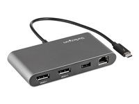 Prenosný duálny monitor s DP 4K 60Hz - 2X USB-A Hub (3.2/2.0), GbE - 28cm kábel - TB3 Multiport adaptér - Mac/Windows - Vylepšená verzia TB3DKM2DP (TB3DKMDPL) - Dokovacia stanica - Thunderbolt 3 - 2 x DP - 1GbE