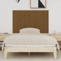 vidaXL Nástenné čelo postele medovohnedé 140x3x90 cm masívna borovica