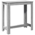 vidaXL Barový stôl sivý sonoma 102x50x103,5 cm kompozitné drevo