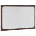 vidaXL LED kúpeľňové zrkadlo hnedý dub 60x8,5x38 cm kompozitné drevo