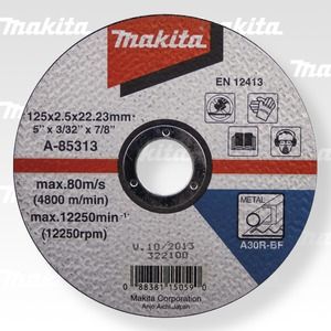 Makita řezný kotouč 125x2,5x22 ocel