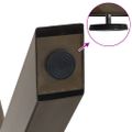 vidaXL Nohy konferenčného stolíka v tvare X, 2 ks, prírodná oceľ, 70 x (42-43) cm, oceľ