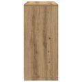 vidaXL Komoda so zásuvkami a dvierkami, dub artisan 70,5x34x74,5 cm