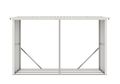 Prístrešok na drevo G21 WOH 682 - 302 x 119 cm, šedý