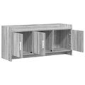 vidaXL TV skrinka 102 x 33 x 47 cm Sivý Sonoma Kompozitné drevo