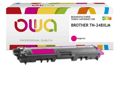 OWA Armor toner kompatibilný s Brother TN-248XL M, 2300st, červená/magenta