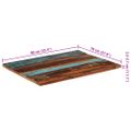 vidaXL Obdĺžniková stolová doska 70x90 cm, 25-27 mm, recyklovaný masív