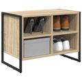 vidaXL Skriňa na topánky 60 x 35 x 44 cm Kompozitné drevo Sonoma