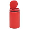 vidaXL Automatický odpadkový kôš, senzor 50 l, uhlíková oceľ, červený