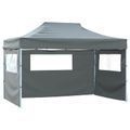 vidaXL Párty stan 280 x 410 x 315 cm Antracitová Oxfordská látka