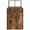 vidaXL Stôl Dymová dub Kompozitné drevo 108 x 55 x 103.5 cm