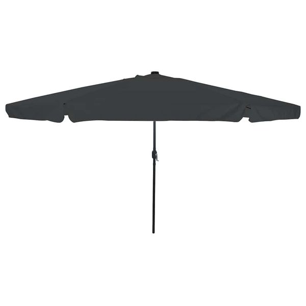 vidaXL Záhradný slnečník Antracit 395 x 395 x 245 cm Polyester