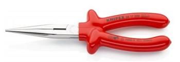 Knipex, 26 17 200, Polokulaté klepúšky s britmi (úzke ploché klepúšky)