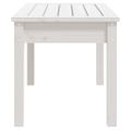vidaXL Záhradná lavica biela 80x44x45 cm masívna borovica