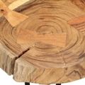 vidaXL Konferenčný stolík 35 cm, 6 kmeňov, drevený masív akácia