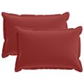vidaXL Poťah na podložku 2 ks HOUTEN Víno červené 30 x 50 cm Polyester