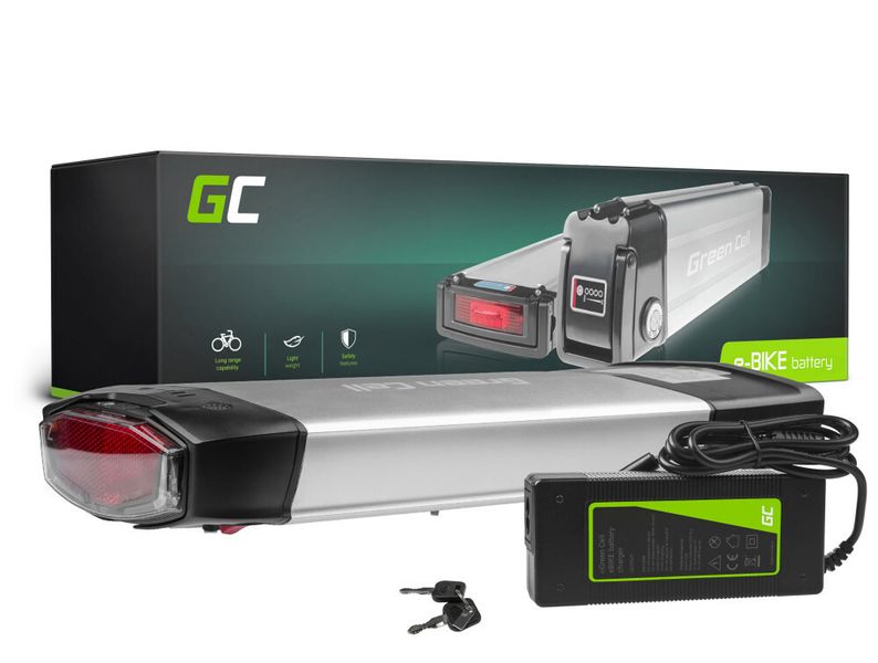 Green Cell EBIKE68STD batéria pre elektrobicykle Li-Ion Rear Rack 36V 13Ah
