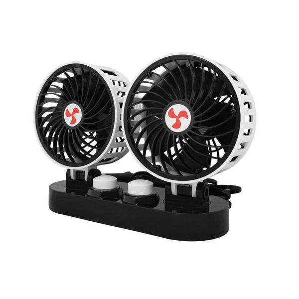 Dvojitý automobilový ventilátor 24V 2x5" s reguláciou