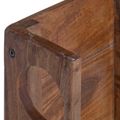 vidaXL Rošt Hnedá 24 x 13 x 54 cm Masívne mahagónové drevo