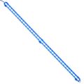 Akváriová LED lampa s bublinami RGB 94 cm