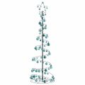 vidaXL LED vianočný stromček s ozdobami 120 LED teplá biela 180 cm