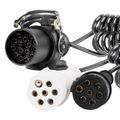 Spirálový kábel TIR 2x 7 PIN 15 PIN typ N/S 5m 24V AMIO-04381