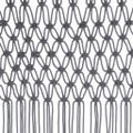 vidaXL Záclona macrame antracitová 140x240 cm bavlna