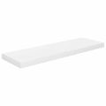 vidaXL Plávajúce nástenné police 4 ks, lesklé biele 80x23,5x3,8cm, MDF